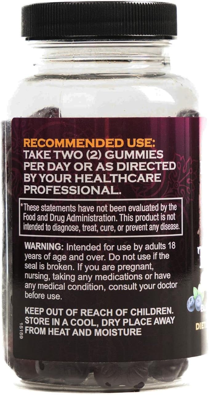 Sugar-Free Milk Thistle Gummies 1,000mg 60 Gummies
