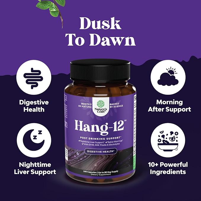 Nighttime Liver Detox & Hydration Pills (240 Capsules)