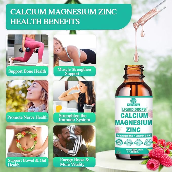 Calcium Magnesium Zinc D3 with Calm D3 and