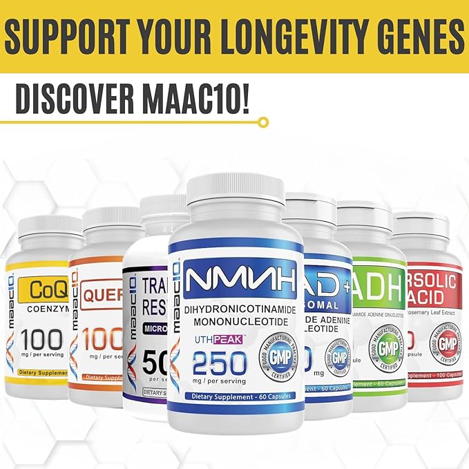 MAAC10 100mg CoQ10 (60 Capsules) Q10 for (60 Day