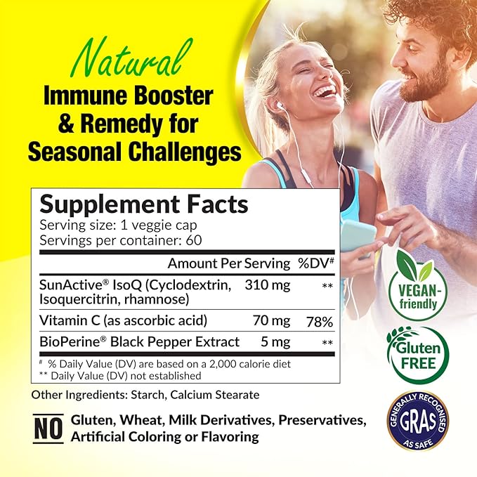 LABO Nutrition Perfect Quercetin SunActive IsoQ 25x More 60s