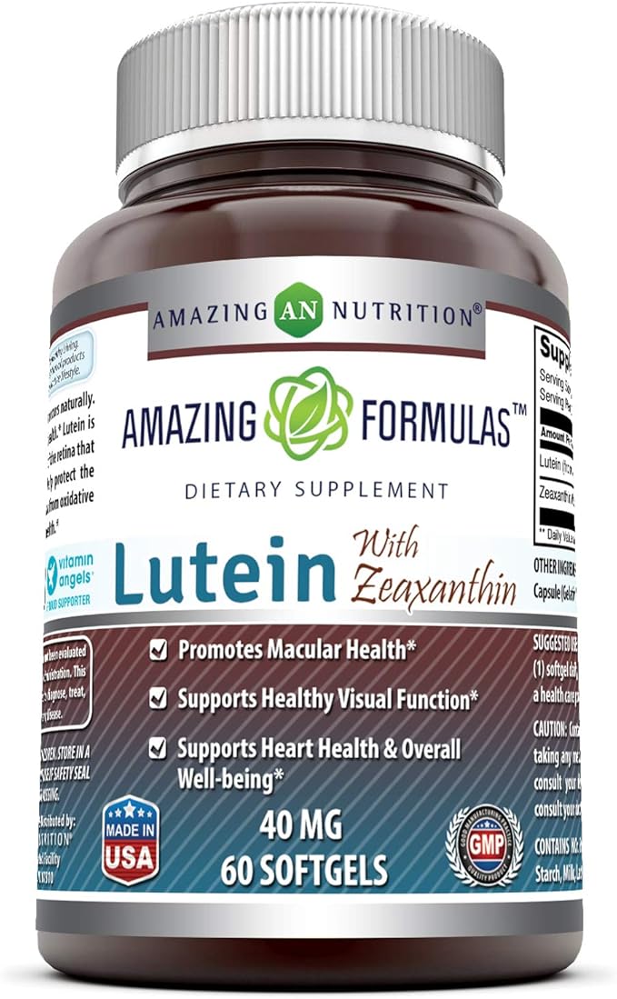 Amazing Formulas Lutein 40 mg 1600 mcg (40 mg, 60, Count)