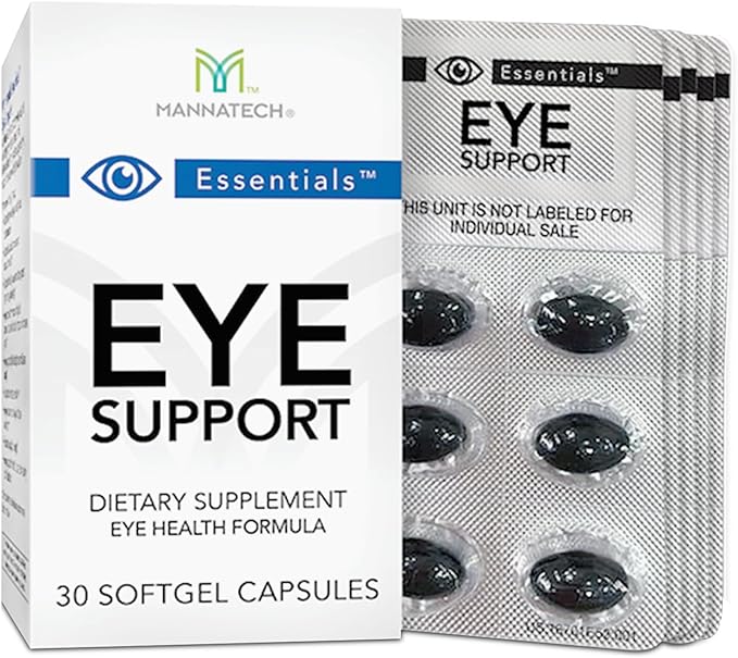 Mannatech Eye Care Supplement, Supports General 30 Softgels.