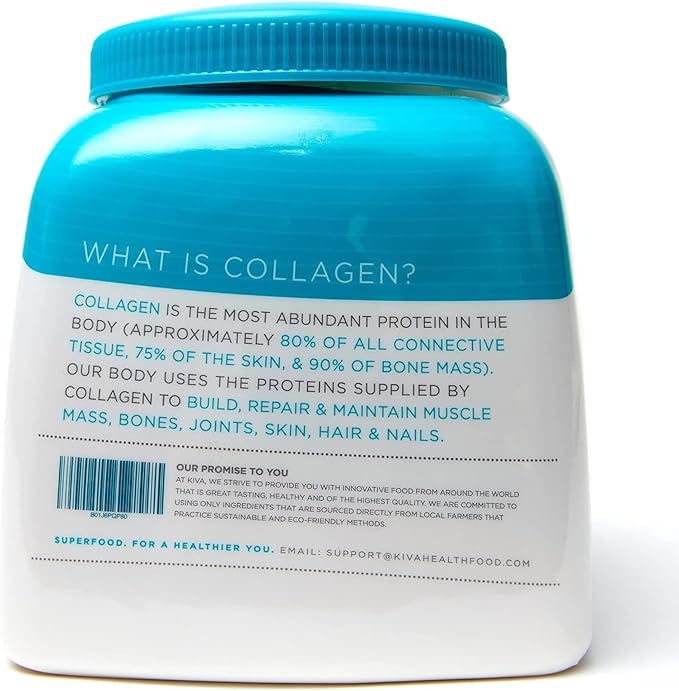 Kiva Collagen Peptide Powder 16 oz