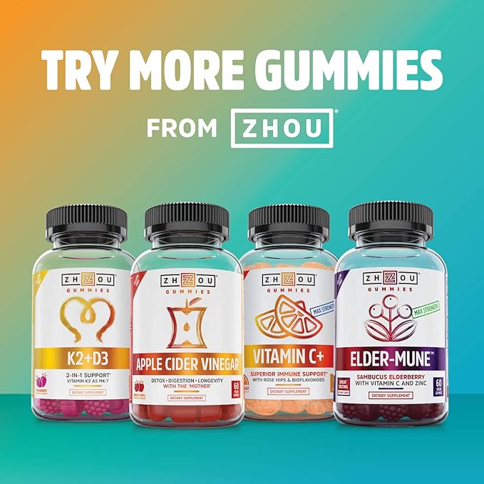 Zhou Nutrition Screen Eyes Gummies, Eye 2020 and 30 Servings, 60 Gummies