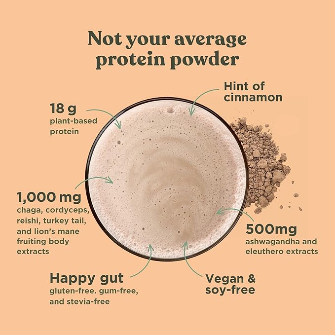 Four Sigmatic Organic Plant-Based Protein Powder 16.9 oz
