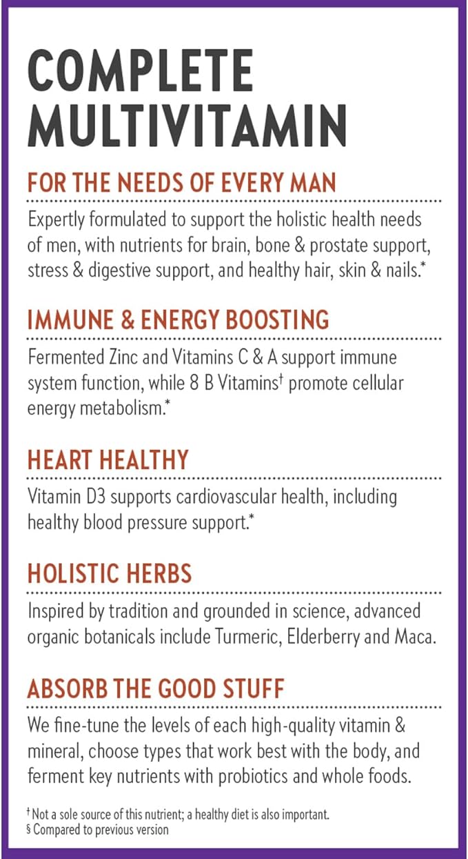 New Chapter Men's Multivitamin for Immune, 96 ct