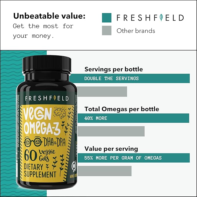 Freshfield Vegan Omega 3 DHA: Sustainably