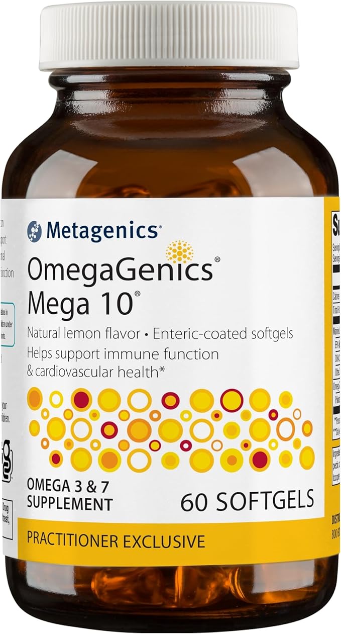 Metagenics OmegaGenics Mega 10-330 mg EPA 170 mg 60 Softgels