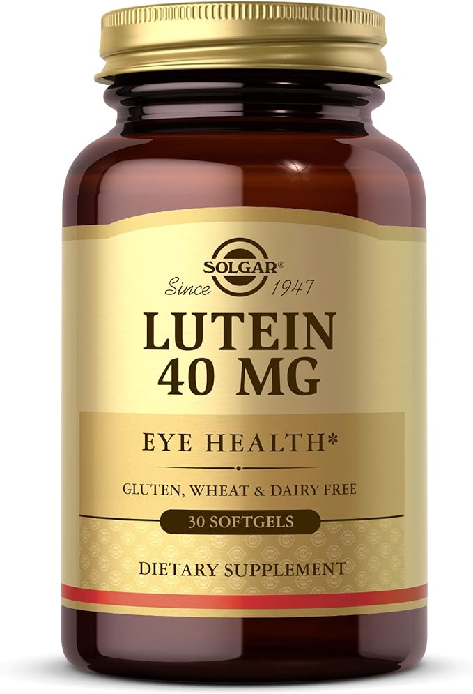 Solgar Lutein 40 mg, 30 Softgels 30 Servings