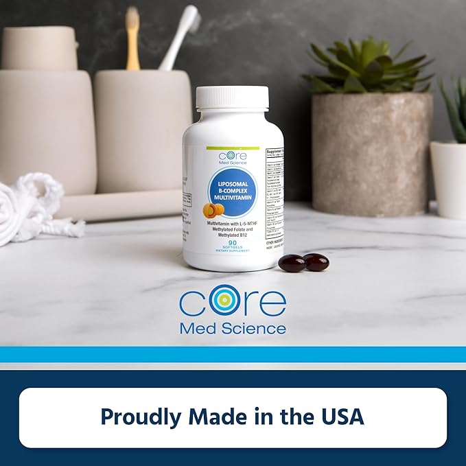 Core Med Science Liposomal Vitamin B-Complex, 90 Softgels