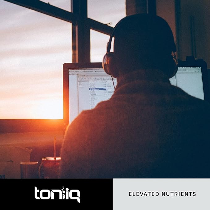Toniiq 18,000mg 10x Concentrated Ultra High Strength Extract - Made with Lions Mane Mushroom - 30% Polysaccharides - Highly Concentrated and Bioavailable - 120 Veggie Capsules