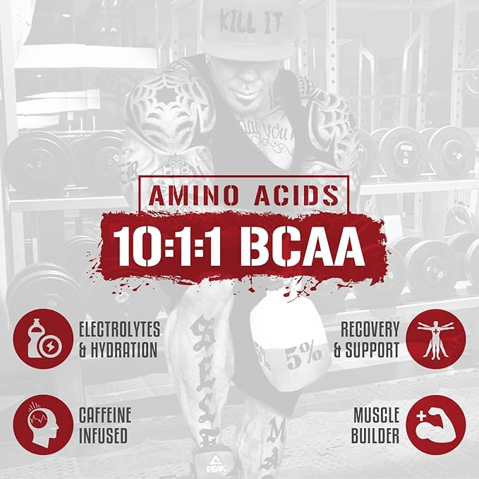5% Nutrition Rich Piana AllDayYouMay Caffeinated BCAA Energy Powder | Premium Pre Workout Amino Energy & Electrolytes | Hydration, Endurance & Recovery | 16.08 oz, 25 Servings (Fruit Punch)