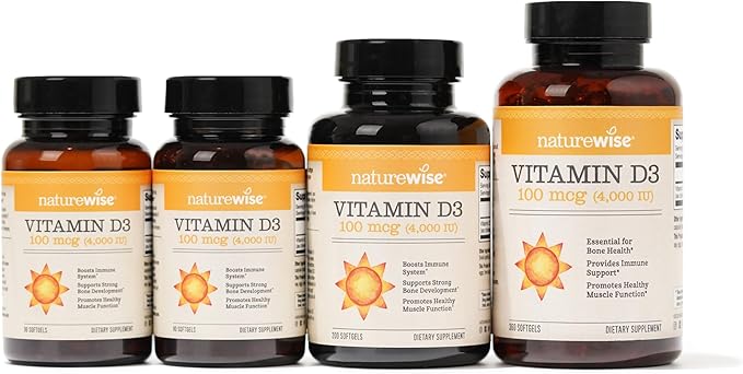 NatureWise Vitamin D3 4000iu (100 mcg) 30 Count
