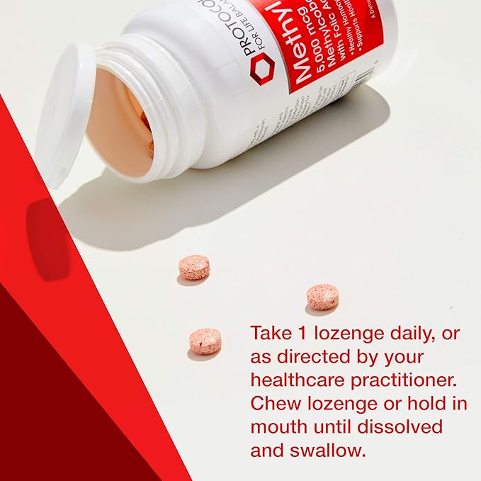 Protocol Methyl B12 5,000mcg B12 for 60 Lozenges