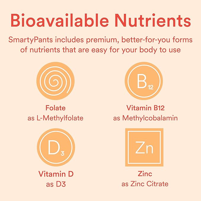 SmartyPants Kids Multivitamin Gummies, Sugar Free: 3 (ALA), D3, C, B12, B6, B6, Vitamin 44 Count (22 Day