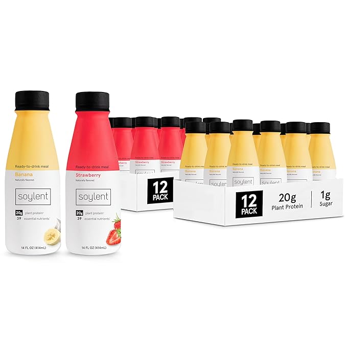 Soylent Meal Replacement Shake Bundle 12-packs of 14 oz 24 total
