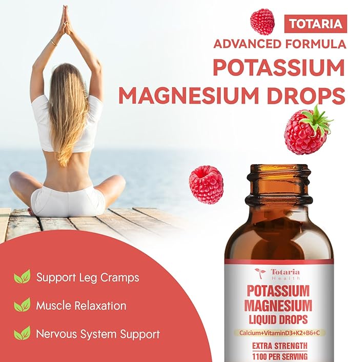 Potassium Magnesium Supplement Triple Complex Magnesium