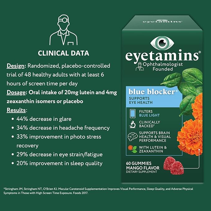 Blue Blocker® Eye Health 60 Lutein