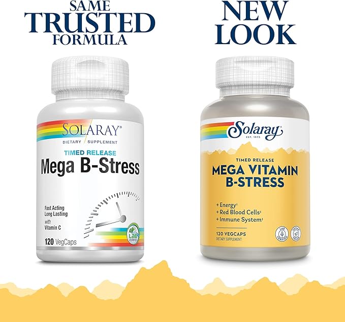 Two-Stage Mega B-Stress Solaray 120 Caps