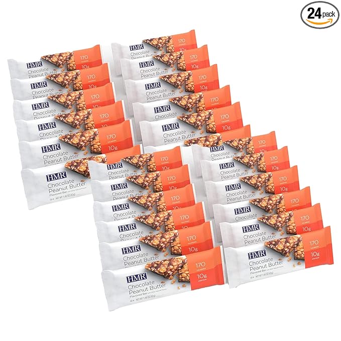 HMR Bar, Chocolate Peanut Butter Protein Bar 10g of 24 Count