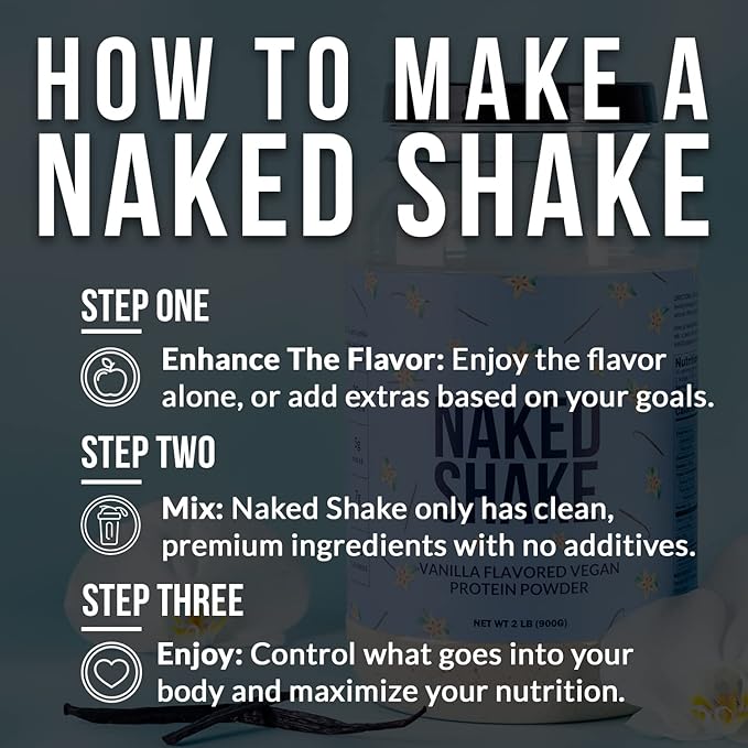 Naked Shake - Vanilla Protein Powder 30 Servings