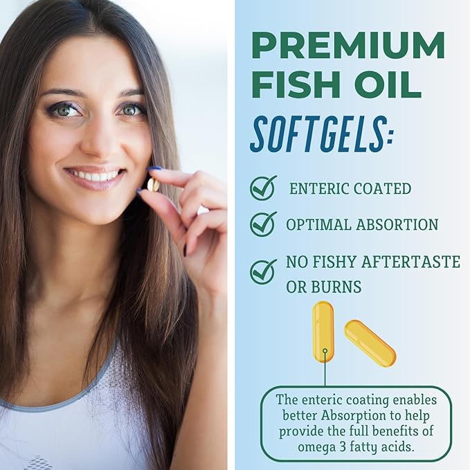 grow vitamin OmegaVita Fish Oil : 800 mg 600 mg 3 Supplement 2000 mg 30 Day
