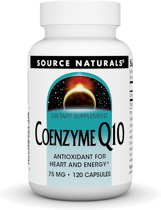 Source Natural Coenzyme Q10 Antioxidant Support 75 mg 120 Capsules