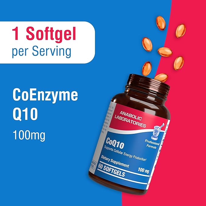 CoQ10 100mg Softgels 30 Supplements CoQ10 for