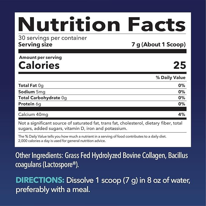 Collagen Peptides Powder with Probiotics GLP-1 Nutritional