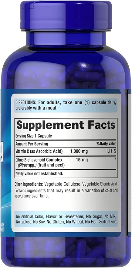 Puritan's Pride Vitamin C with Bioflavonoids