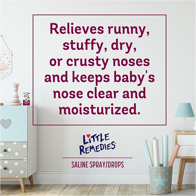 Little Remedies Noses Saline Spray Drops, 1 Fl