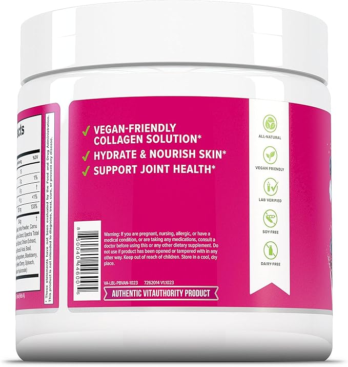 Vitauthority Vegan Collagen Powder for Women