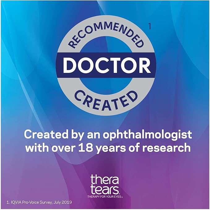 TheraTears Dry Eye Therapy Eye Drops 30 Vials, 2 Pack