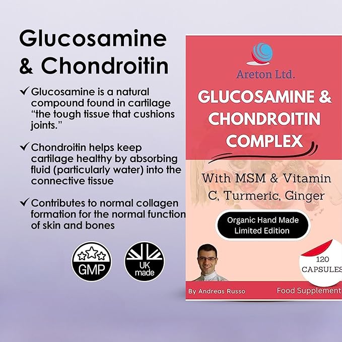 High Strength 6-in-1 Glucosamine Chondroitin MSM 120 Count