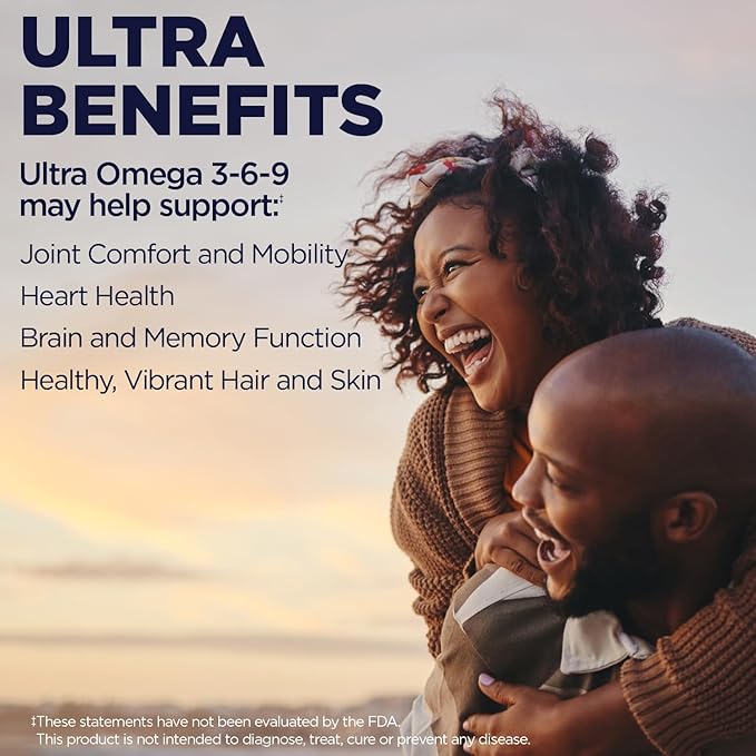 KAL Ultra Omega 3-6-9 1200mg 100 Softgels