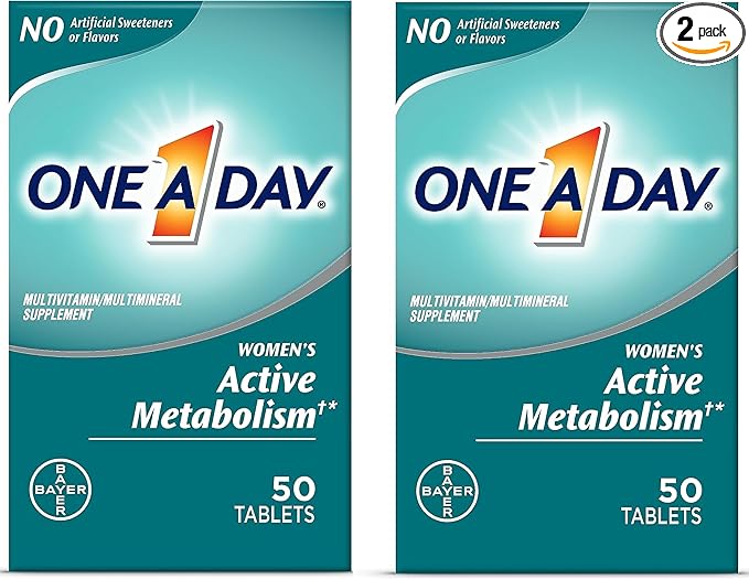 ONE A DAY Women’s Active Metabolism 50 Count 2)