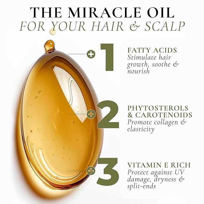 100% COLD-PRESSED (Unscented) Batana Oil - Thicker, Fuller Hair! Fights Thinning & Promotes Growth. A Hair & Scalp 'SUPERFOOD'! Repairs Damage & Rich in Vitamin E.