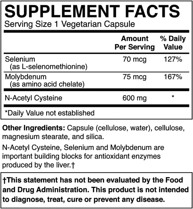 NAC 600 mg for Lung Health,