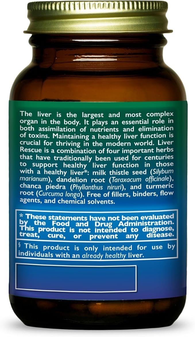 HEALTHFORCE SUPERFOODS Liver Rescue 60 Capsules