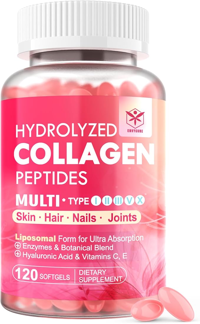 Hydrolyzed Collagen Peptides for Women 2000mg 120 Softgels