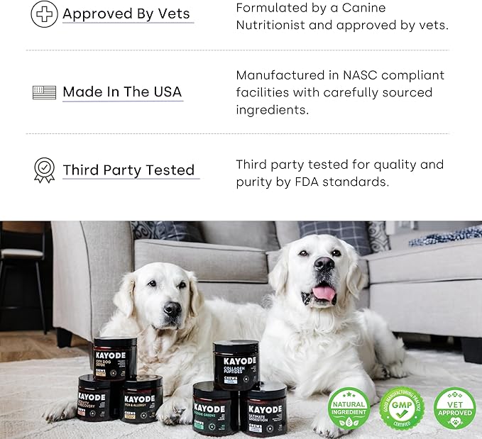 Kayode Ultimate Digestion. Fast Facting Anti Diarrhea for Dogs. Dog Farty Remedy & Dog Gas Relief. Natural Dog Diarrhea Medication Alternative. Pumpkin & Digestive Enzymes for Dogs.