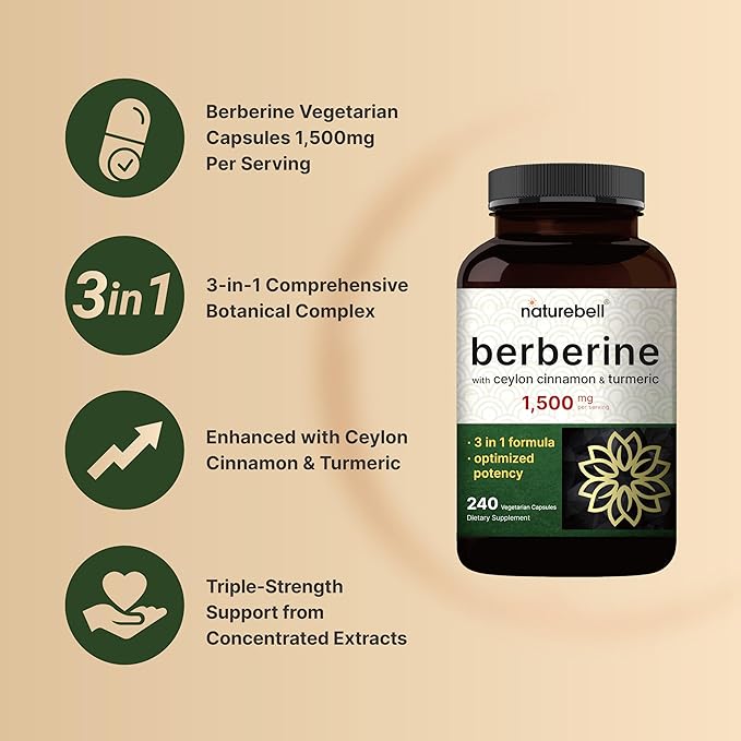 Berberine Supplement | Plus True Ceylon 97% Berberine