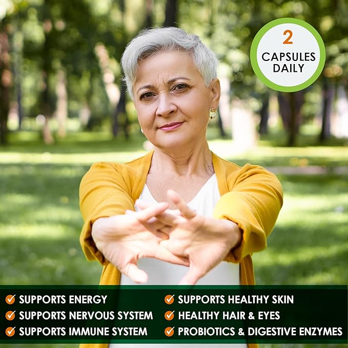 Vitamin B Complex B12 Methylcobalamin, B1, B2, B2, B3, B3, B5, B5, B6, B6, B7, B7, B9 B9 - 120 Capsules