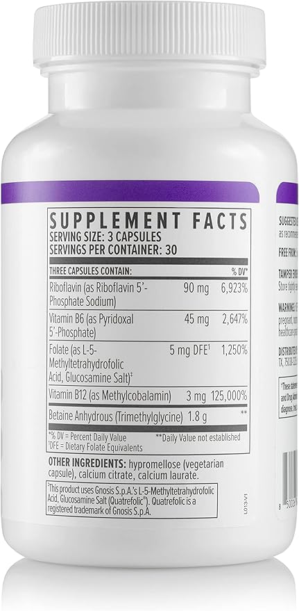 Biote Nutraceuticals - Methyl Factors+ - Circulation + Mood (90 Capsules)