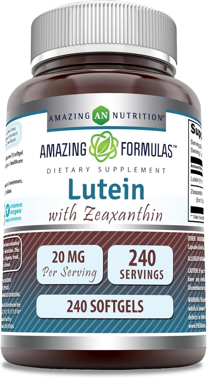 Amazing Formulas Lutein 20 mg 800 mcg (240 Count)