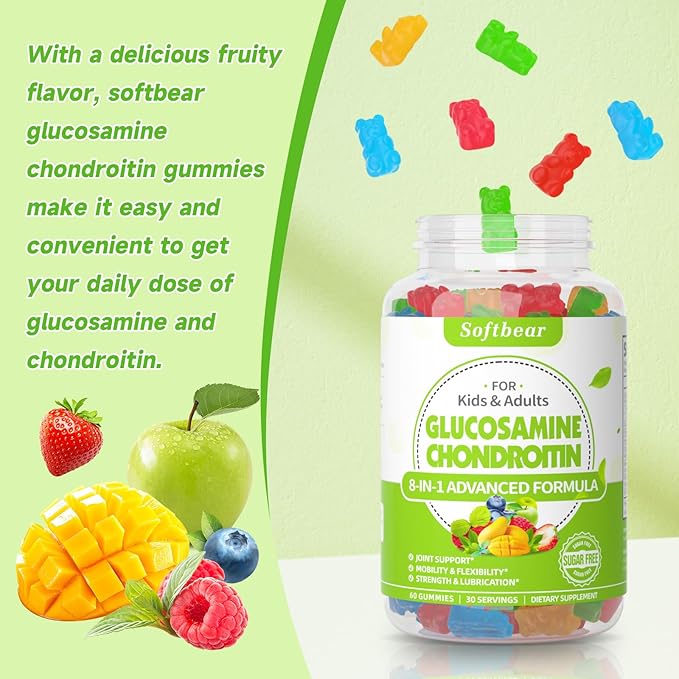 Glucosamine Chondroitin Gummies with MSM Triple 120 Gummies