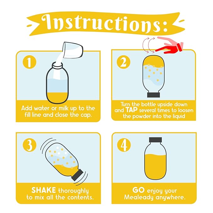 Ready-To-Go Meal in a Bottle! 36 bottles/box 1.76 oz/bottle 6 Flavor