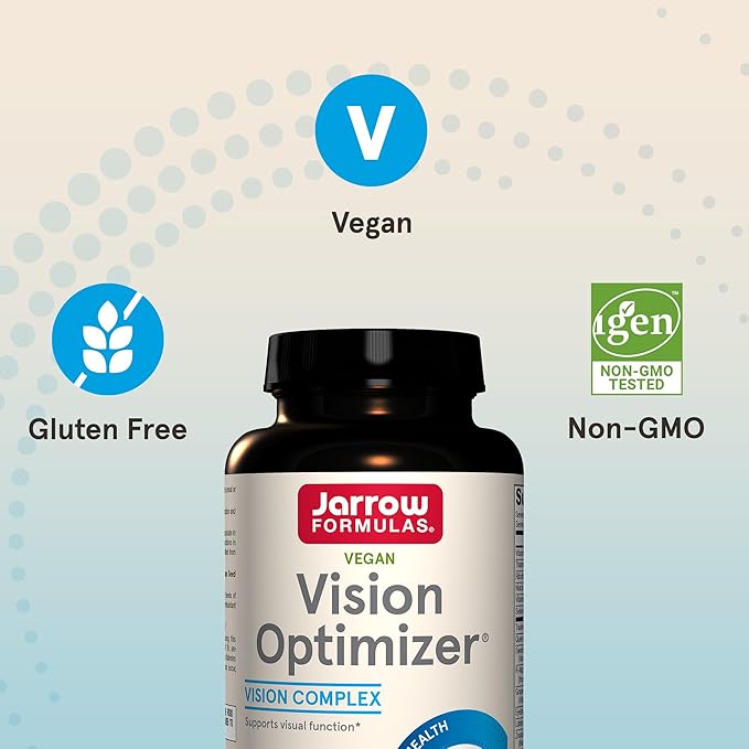 Jarrow Formulas Vision Optimizer Veggie Capsules 180 Count