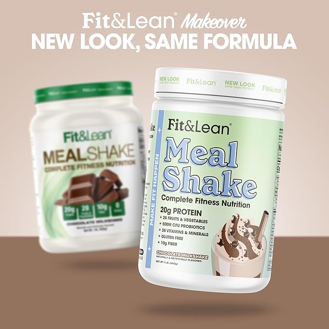 Fit & Lean Meal Shake, Fat 1lb, 10 10 Servings